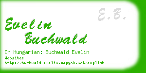 evelin buchwald business card